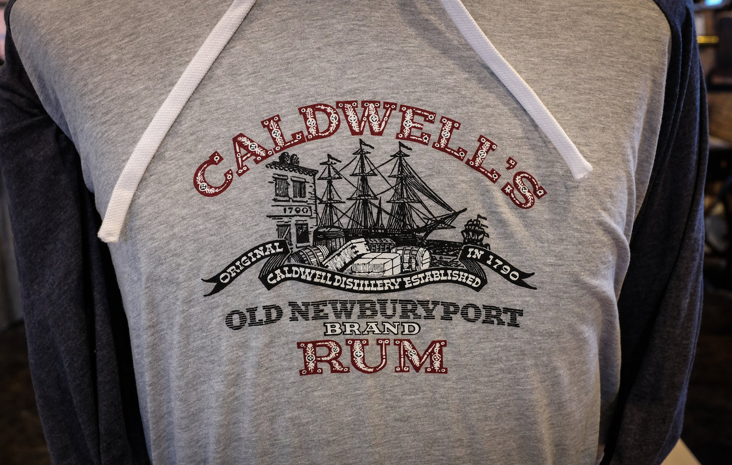 Caldwell's Rum | Hooded Raglan Jersey