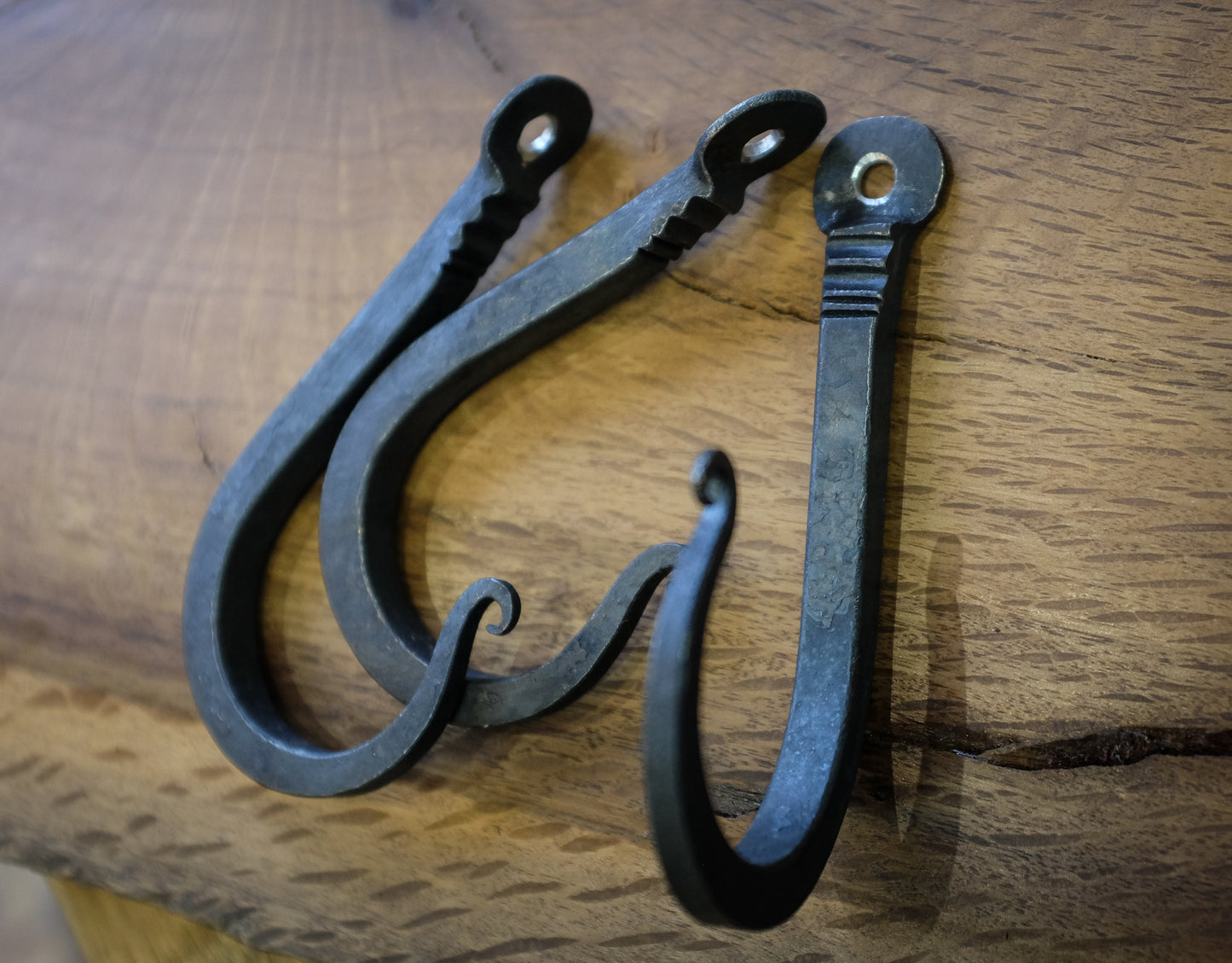 Colonial Coat Hook | Hand Forged Iron