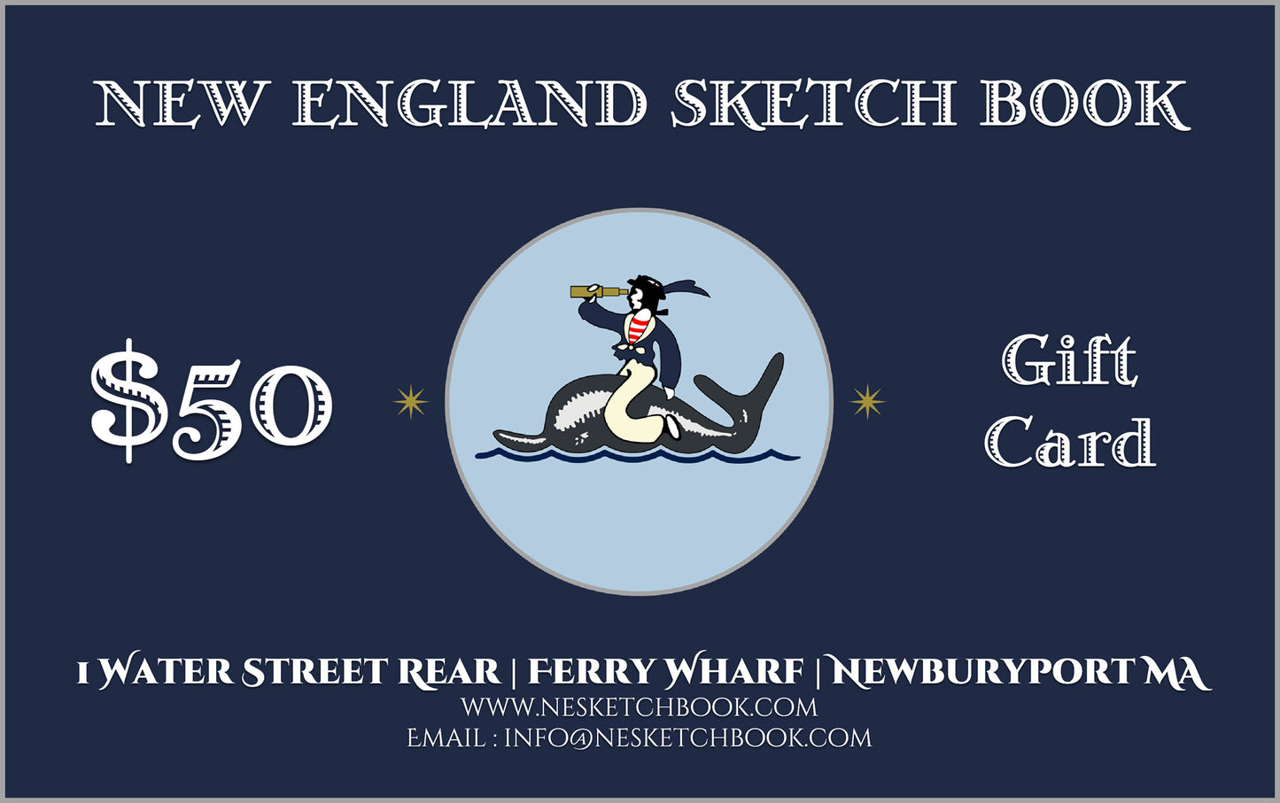 New England Sketch-Book Gift Card
